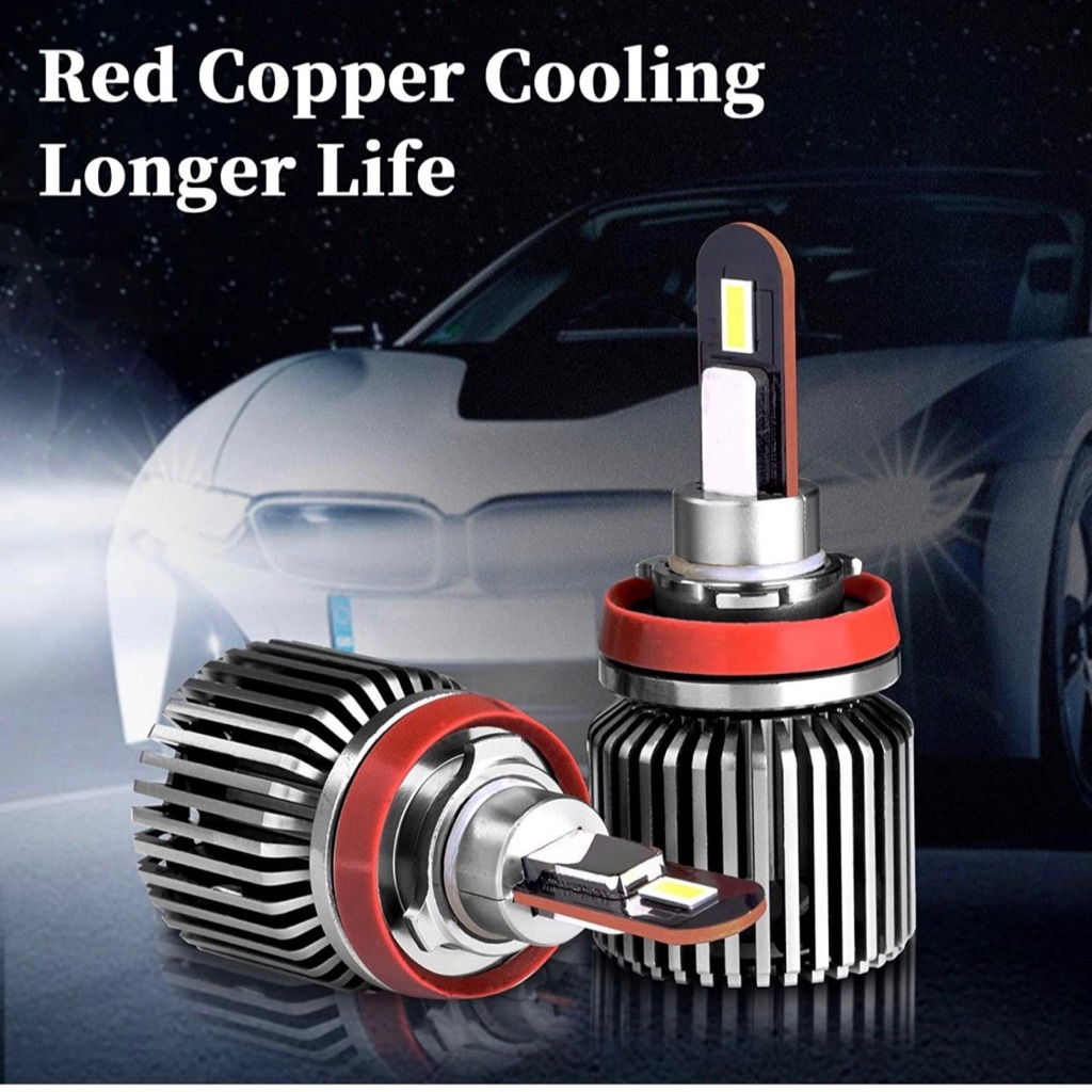 H8/H9/H11 Led Headlight Bulbs, 30w 10000lm 6000k Super Bright Led Headlights